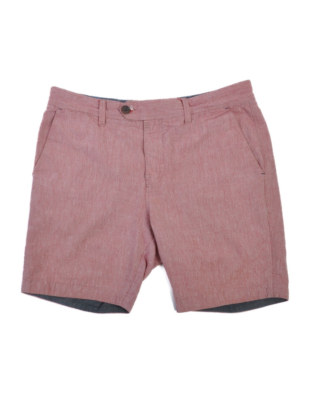 Ted Baker Red Linen Blend Gellert Shorts 32 38274